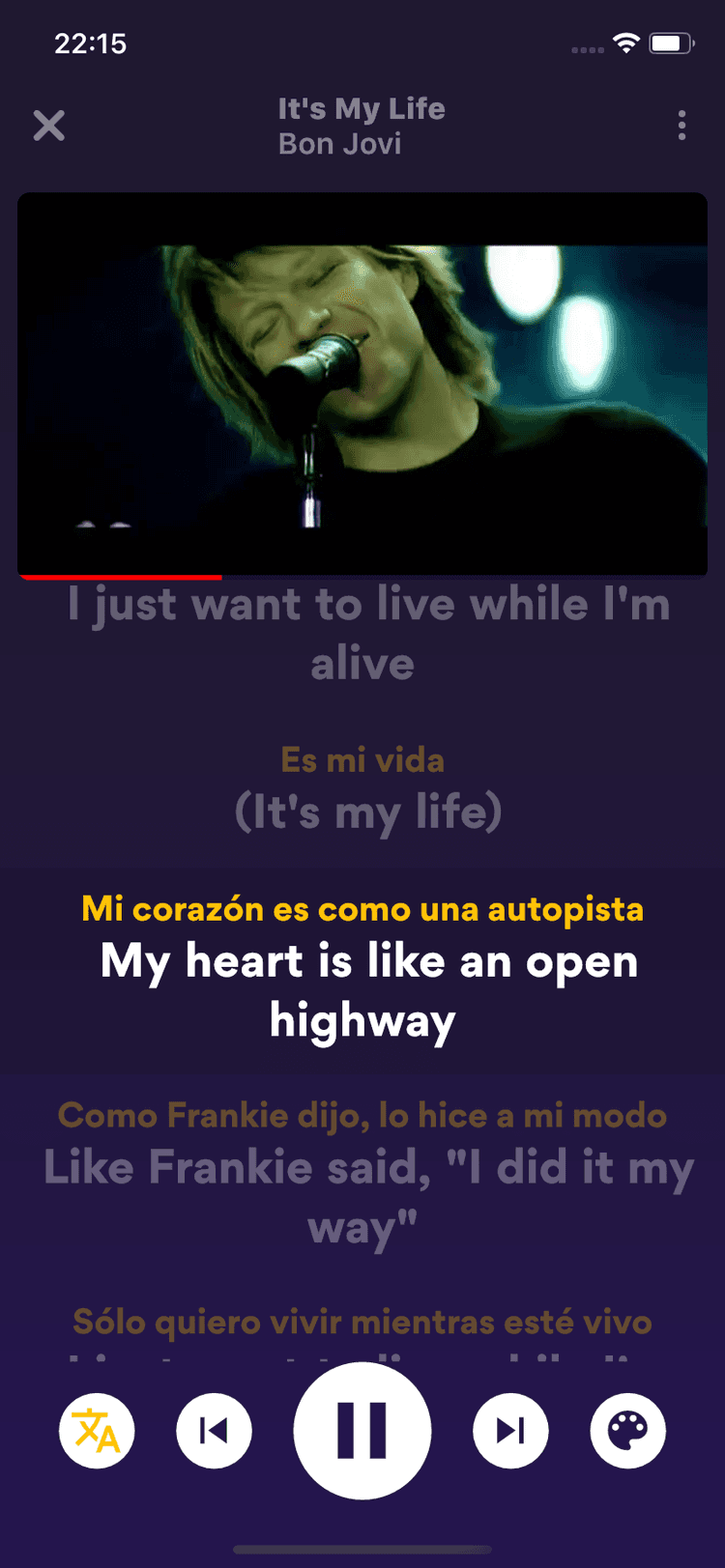 Sounter App Screen 1